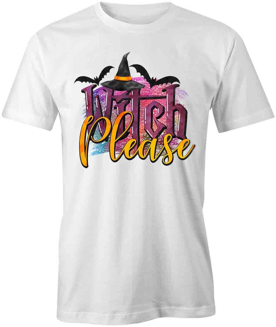WITCH PLEASE TShirt Tee Short-Sleeved Cotton HALLOWEEN CLOTHING S1WCA539 XXL
