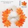 LED Maple Leaf and Pumpkin String Lights for Christmas and Thanksgiving Decor