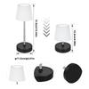 Battery Operated Lamp Adjustable Height Portable LED Desk Lamp 3000mAh Battery Operated LED Lamp Stepless Dimmable Lamp