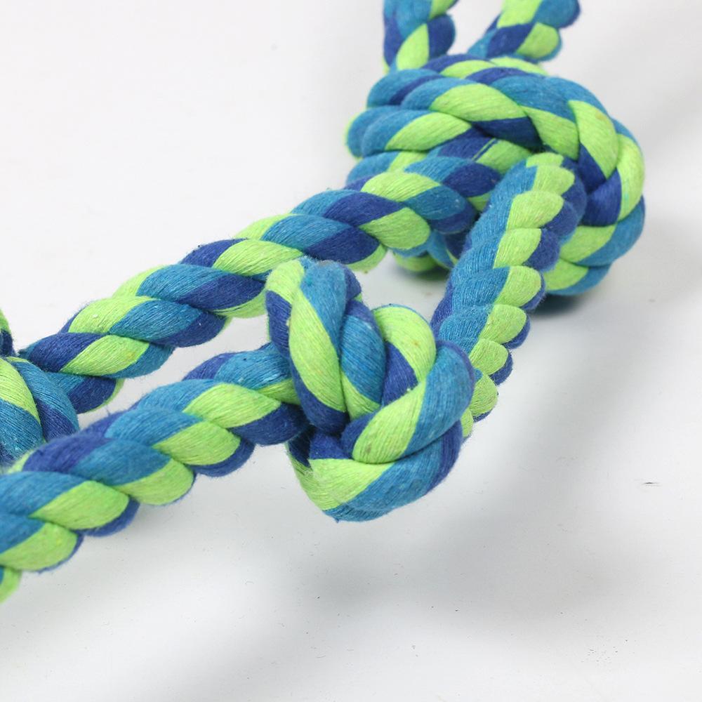 Durable Bite Resistant Knot Toy Chewable Rope Interactive Dog Toys for Large Dogs Pet Products Dog Accessories