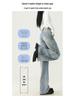 Visually Taller High-Waist Tummy-Control Wide-Leg Jeans for Petite Women - Slimming, Retro, Loose Fit