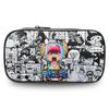 One Piece Monkey D. Luffy Pattern Pencil Case Makeup Bag Pen Bag Student Big Capacity School Supplies Zipper Pencil Pouch