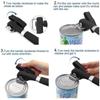 Safe Cut Can Opener, Smooth Edge Can Opener Handheld, Food Grade Stainless Steel Cutting Can Opener for Kitchen & Restaurant