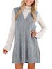 2025 Women's European & American Knit Vest Dress - Casual Sweater Strap Style