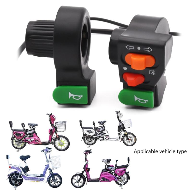 Motocykl Skuter Elektryczny Klakson Kierunkowskaz Reflektor 3 w 1 Kombinowany Przycisk Przełącznika dla CLICK125 150 Zwiększone Bezpieczeństwo