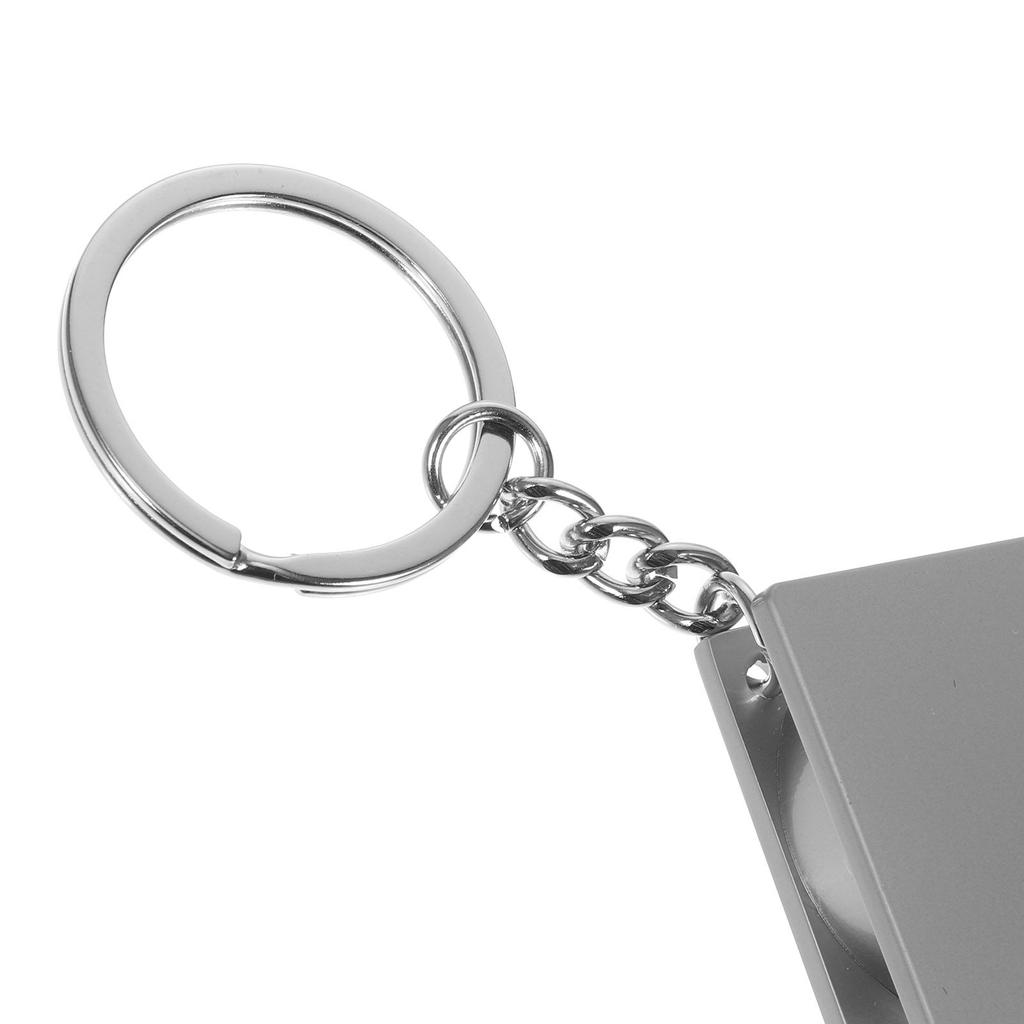 1Pcs 1M Premium Metal Tape Measure Keychain Compact Portable Retractable Measuring Tool Clear Scale Ergonomic Grip for Daily Use