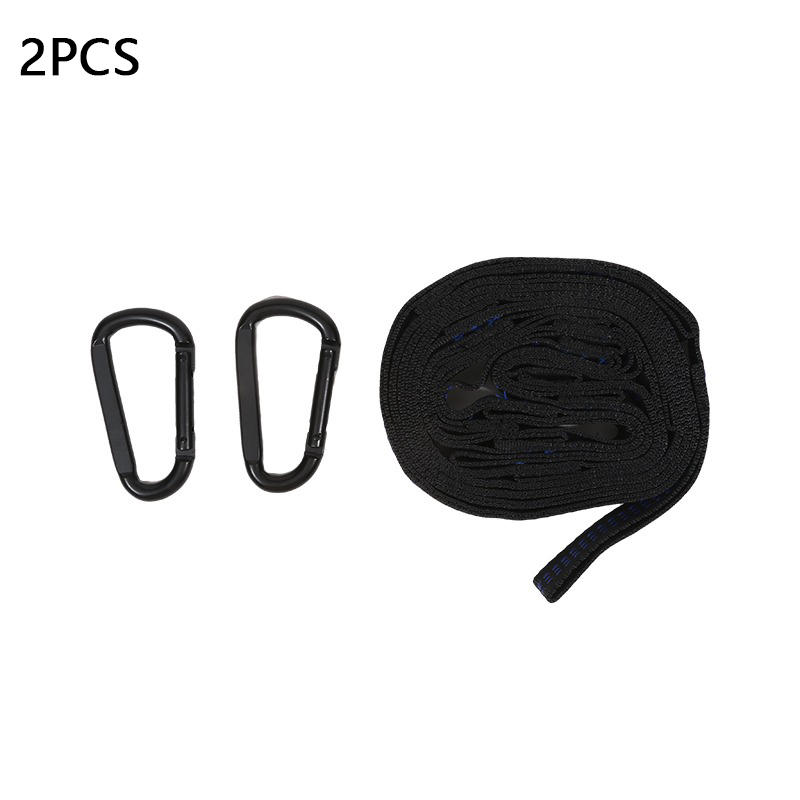 2Pcs High Bearing Capacity Hammock Straps 600lbs Breaking Strength Polyester Hammock Belt Rope 5 Ring Correias De Poliéster