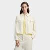 FILA White Fashion Minimalist Personality Trend Classic Retro Sports Casual Workwear Versatile Comfortable Woven Long Sleeve Shirt F11W613706FIV