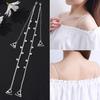 Non-Slip Pearl Bra Straps Sexy Off-the-shoulder Removable Underwear Shoulder Strap Adjustable Decorative Bra Shoulder Belts Tops