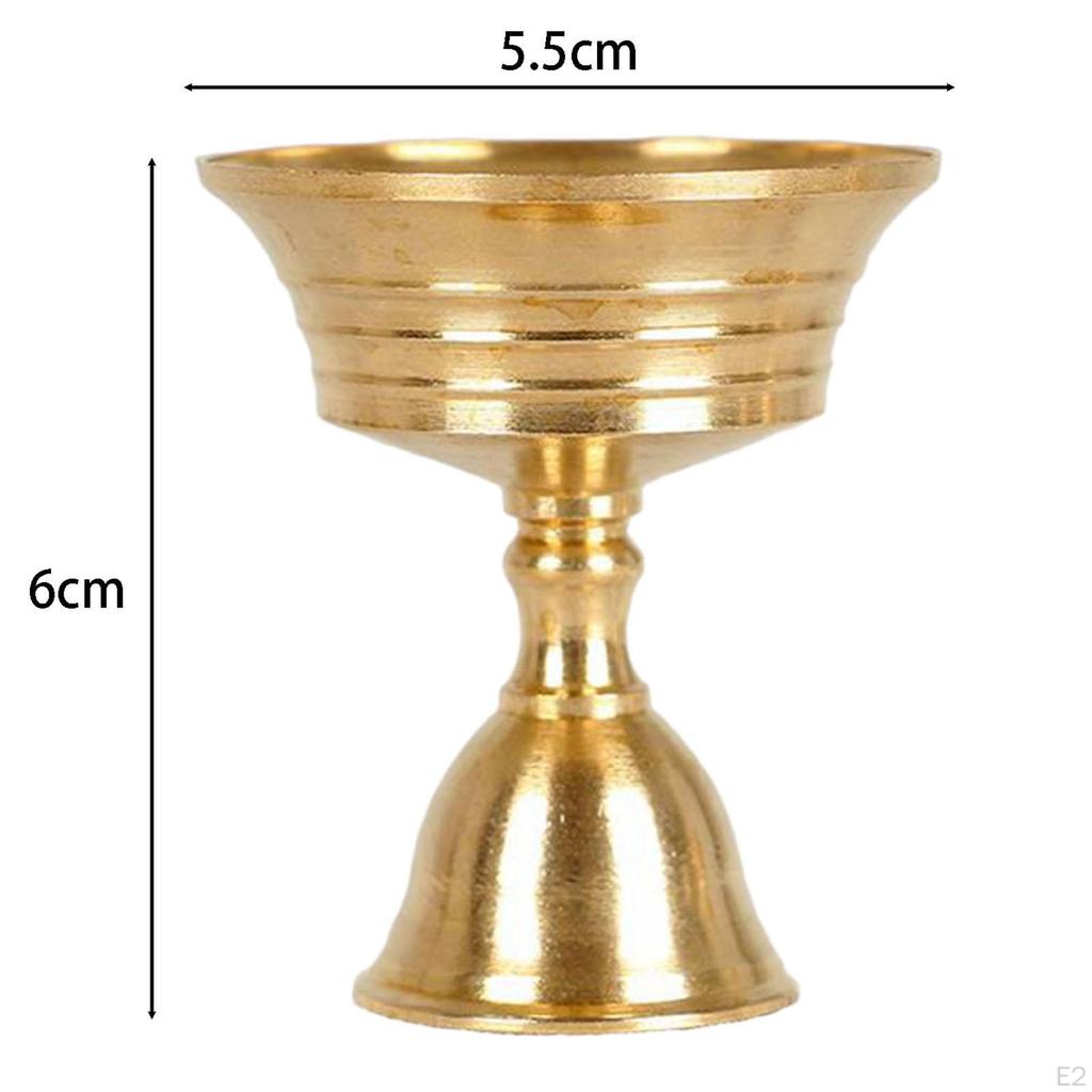 Ghee Lamp Butter Holder Candle Stand Auspicious Oil for Dinner