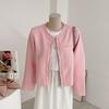 Honey J Non Collar Two Way Tweed Jacket 4 Colors