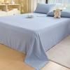 Plain Skin-friendly Sheets for Home Simple Ins Style Mattress Protector Minimalist Solid Color Student Dormitory Washed Sheets