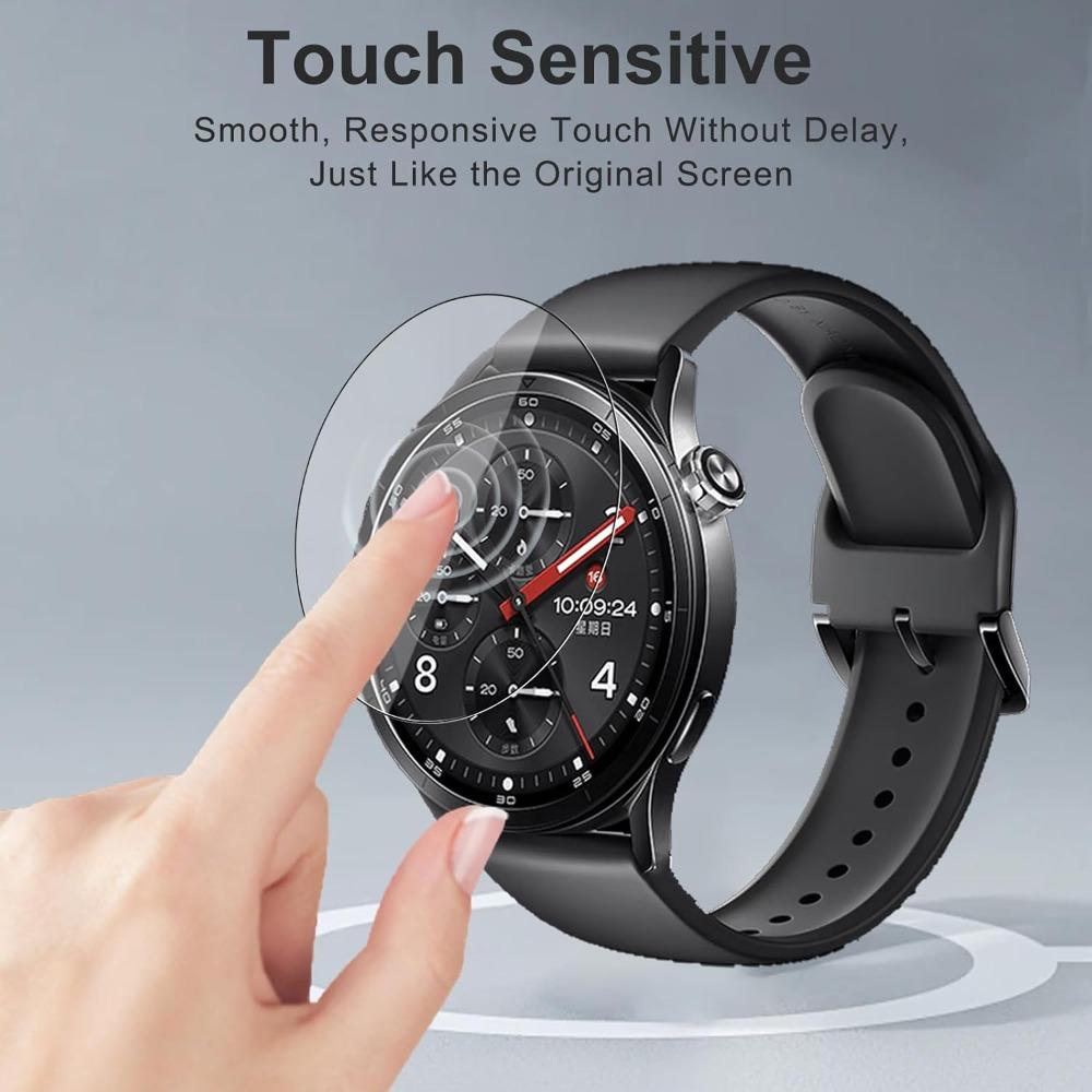 5-1Pcs Easy To Install Ultra-HD Tempered Glass for Xiaomi Watch S5 Full Coverage Screen Protector Anti-scratch Protective Film
