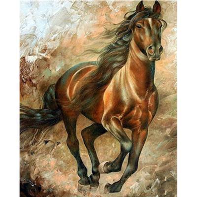 Completo 5D pittura diamante fai da te cavallo al galoppo ricamo punto croce decorazioni per la casa regalo fatto a mano