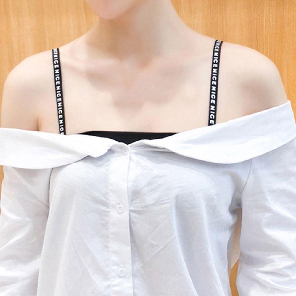 Hook Polyester Women Girls Women Bra Belt Brassiere Straps Bra Accessories Letter Shoulder Strap
