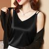 Summer Style Western Style V-neck Camisole Women's Bottoming Shirt Suit with Sleeveless Slimming Vest Top for Outer Wear