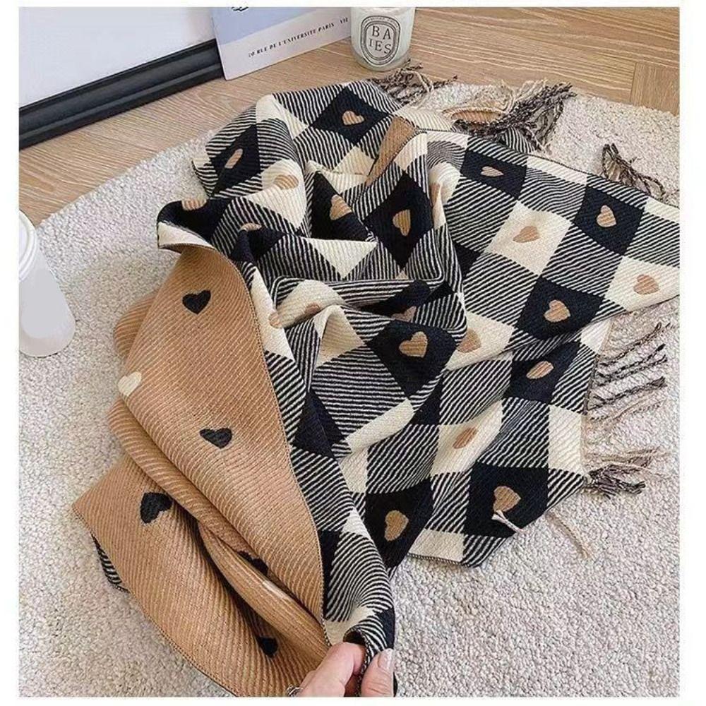 Coldproof Neck Warmer Windproof Scarves Bib New Knitted Scarf  Autumn and Winter