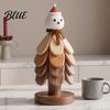 Rustic Farmhouse Kitchen Accessories Collapsible Wooden Trivets for Hot Dishes Tree-Shaped Heat Resistant Potholders Compact Folding Trivet