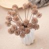 12pcs Realistic Artificial Small Thorn Ball Bouquet DIY Colorfast Artificial Prickly Ball Handmade Fake Plants Vase Decor