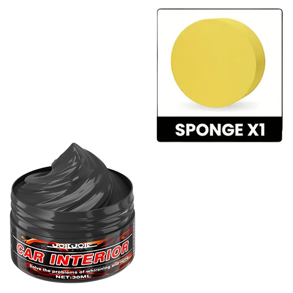 

JOKJOK Паста для обновления интерьера автомобиля и шин «Всё в одном» - Паста для почернения и придания блеска приборной панели, дверным панелям, отделке - Ре