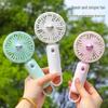 Compact Three-Speed USB Rechargeable Handheld Fan - Ideal Summer Gift for Students