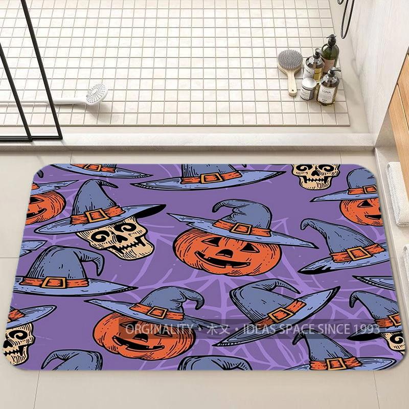 Halloween Pattern Floor Mat Living Room Decoration Home Sofa Non-Slip Carpet Study Bedroom Tatami Children'S Soft Floor Mat