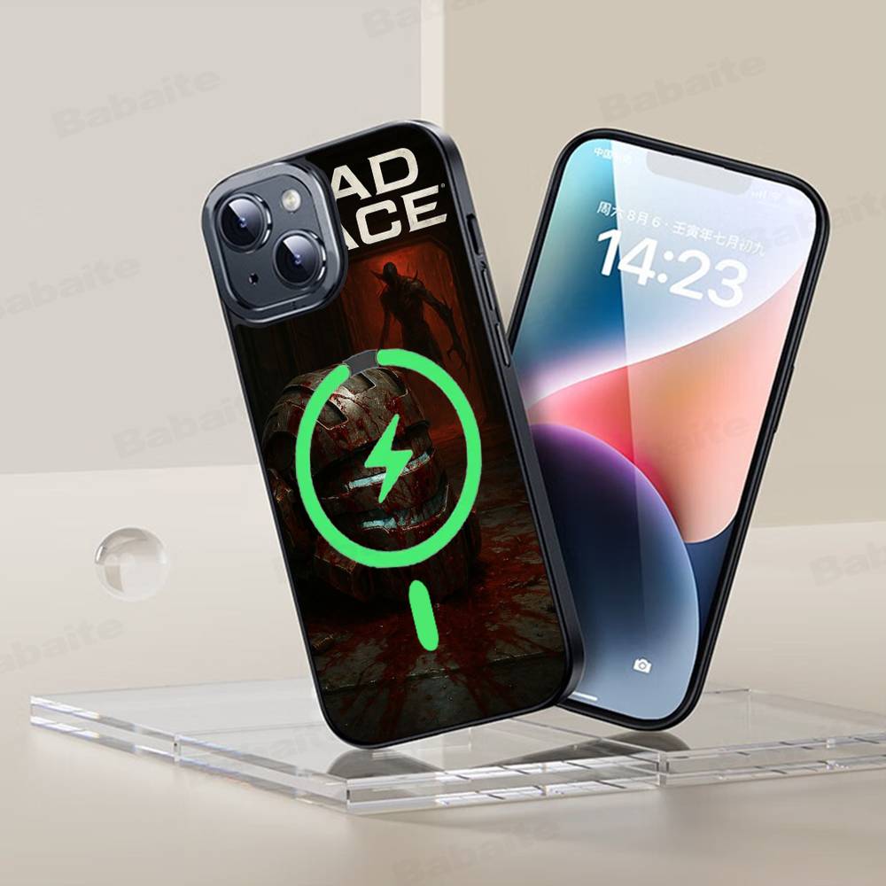 

Horror Game Dead Space For Magesafe Magnetic Wireless Phone Case For IPhone 17 Pro Max Air 13 12 Mini 16 15 14 11 iPhone 14pro max