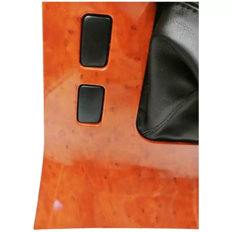 For Toyota LC100 FJ100 For Land Cruiser 100 Center Console Wooden Gear Shifter Penal Trim Replacement MT Interior Accessories