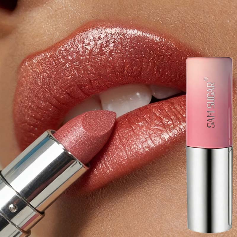 Pearlescent Glitter Lipstick Waterproof Lasting Shimmer Shiny Lip Gloss Make Up Diamond Gloss Glitter Lipstick Highly Pigmented