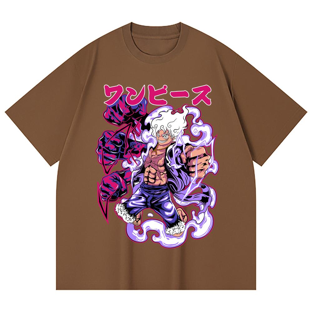 230 Gsm 100% Cotton One Piece V28 Nika Print Unisex Heavy Cotton T Shirt