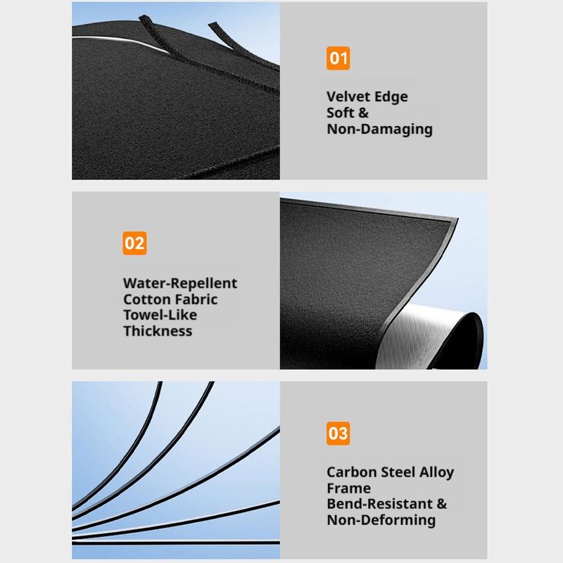 SEAMETAL Car Windshield Protector Sunshade Cover Foldable Auto Front Window Sun UV Protection Heat Insulation Windshield Covers