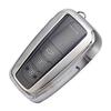 [VERISSY] Smart Key Case Smart Key Cover Toyota Toyota Prius C-HR RAV4 86 Rank Prado Camry Corolla, Silver