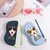 Multifunctional Silicone Glasses Bag Dustproof Cartoon Silicone Eyeglasses Case Coin Purse Waterproof Sunglasses Storage Clip