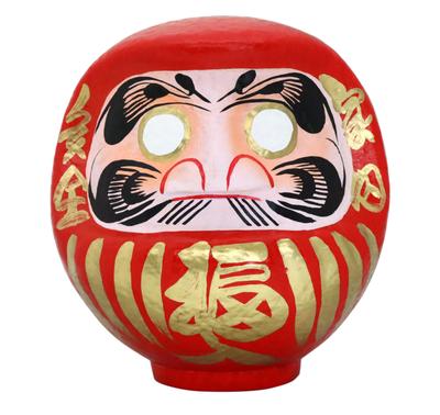 Takasaki Daruma Größe 7 Länge 23 in Japan hergestellte Pappmaché-Puppe, (Gesamt cm)