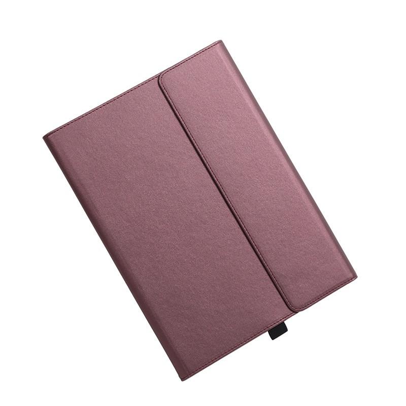 Surface Pro 8 Full Coverage Business Slim Case With Handmade Faux Leather Lightweight Protective Cover Office Travel