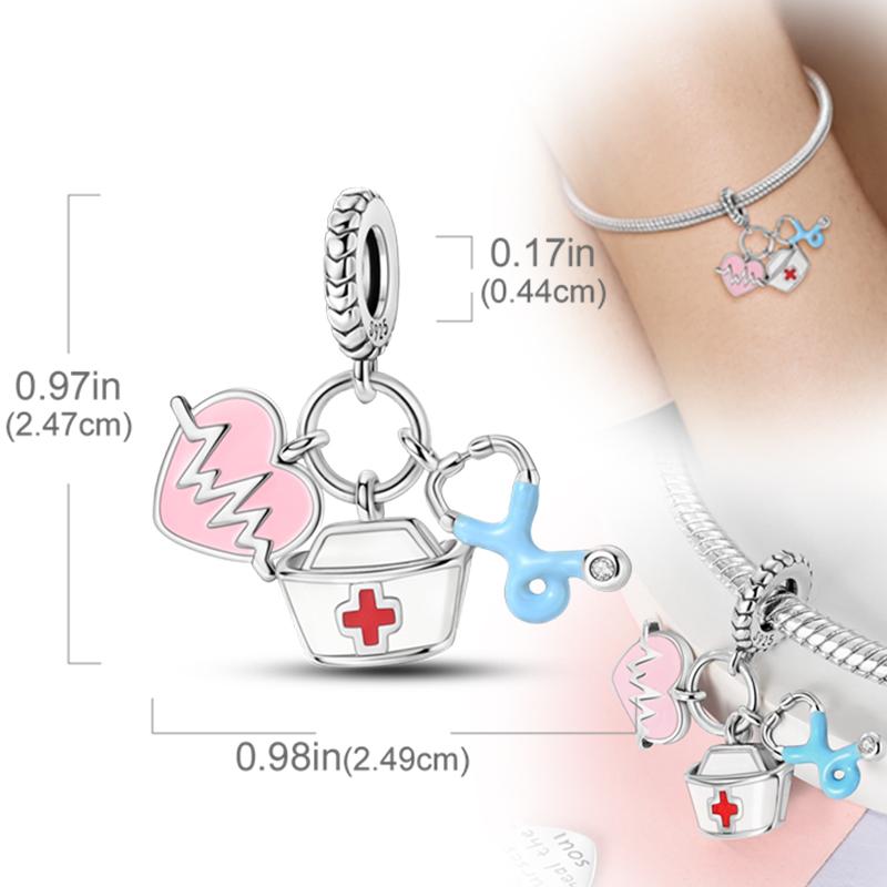 New Original Copper Charms Beads Pendants For Original Bracelet Necklaces Charm Women Diy Jewelry Gifts