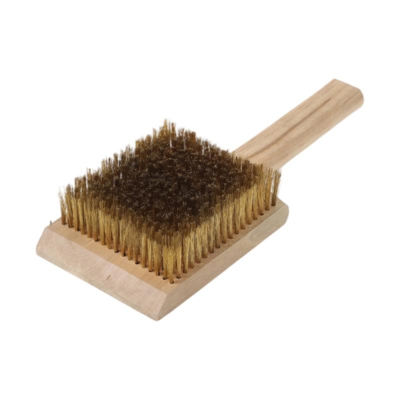 Trwałość Szczotka do Smarów Narciarskich z Gęstym Nylonowym i Mosiężnym Włosiem do Skutecznego Czyszczenia i Konserwacji Snowboardu