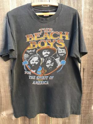 Vtg The Beach Boys The Spirit of America T-Shirt Band Tour Anthrazit Unisex S5XL