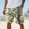 Pánské letní velké ležérní volné sportovní kalhoty plážové šortky