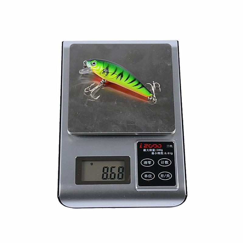 Minnow Fishing Lure Vib 7.2cm 8.7g 3d Eyes Bionic Hard Bait Artificial Fishing Accessories For