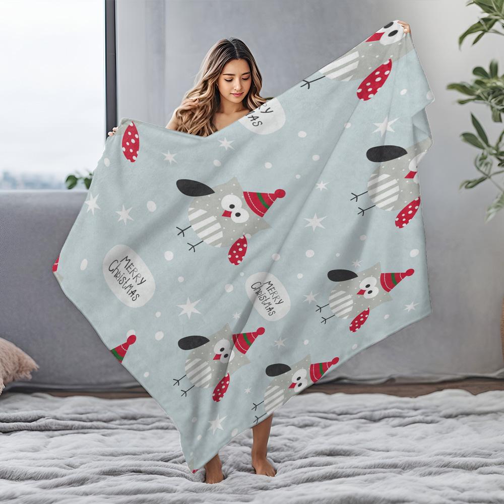 Soft Throw Blanket Cozy Sherpa Fleece Warm Fuzzy Blanket Decorative Couch Bed Living Room Dorm Decor Gift