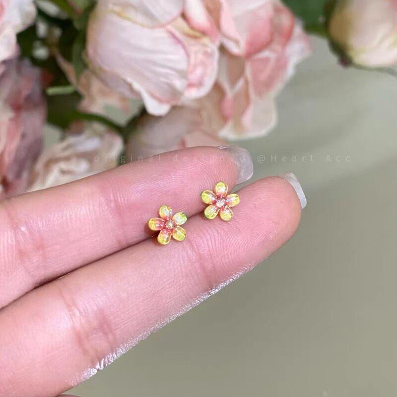 Cercei Ciucuri Floare Golă Acul de Argint Modă Personalitate Vânt Rece Cercei Lungi Temperament Cercei Avansați