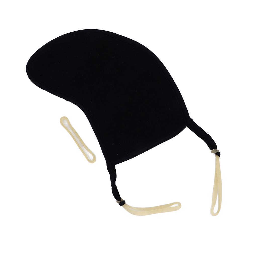 Violin Shoulder Rest Pad Adjustable Chinrest Soft Cover Protector Non Slip Waterproof Pure Cotton 1 2