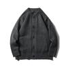 American Retro Cardigan Sweater Men's Autumn and Winter Thickening Stand Collar Outwear Export Cattle Goods Idle Style Knitwear Jacket