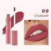 Rossetto opaco vellutato, smalto per labbra a lunga tenuta, impermeabile, anti-crepa, in pasta, in diverse tonalità di rosa, viola e rosso, lucidalabbra per il trucco quotidiano