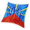 974 Reunion Island Flag Square Throw Pillow Case Home Decor Polyester Print Ile De La Reunion Cushion Cover for Living Room Sofa