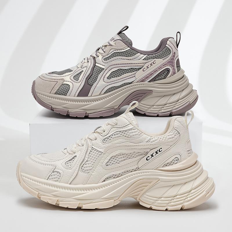 thick-soled dad shoes women's lightweight soft-soled casual shoes small height-increasing shoes fashionable versatile women's sports shoes
