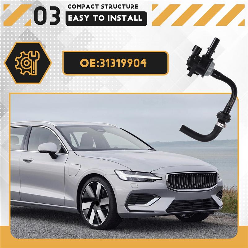 Car For Volvo S60 XC60 S80 31319904 Fuel Tank Exhaust Valve Carbon Canister Solenoid Valve