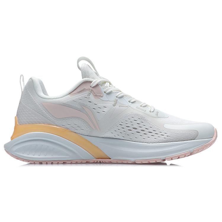 Li Ning Lightweight Low top Running Shoes Women's White Orange ARHR062-3