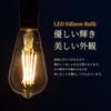 Lepro E26 Edison Bulbs, 60W, Pack of 6, 2700K Warm White, Omnidirectional, 6W ST64, Amber, 720lm, Non-Dimmable, Filament, Retro, Antique Style,